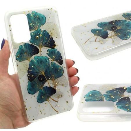 Etui Gold Glam na telefon Xiaomi POCO M3 / Redmi M3 listki