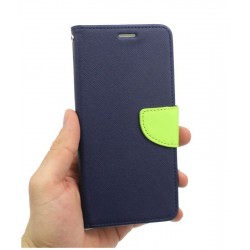 Etui Fancy Diary na telefon Vivo Y35 V2205 / Y22 / Y22s 4G granatowe