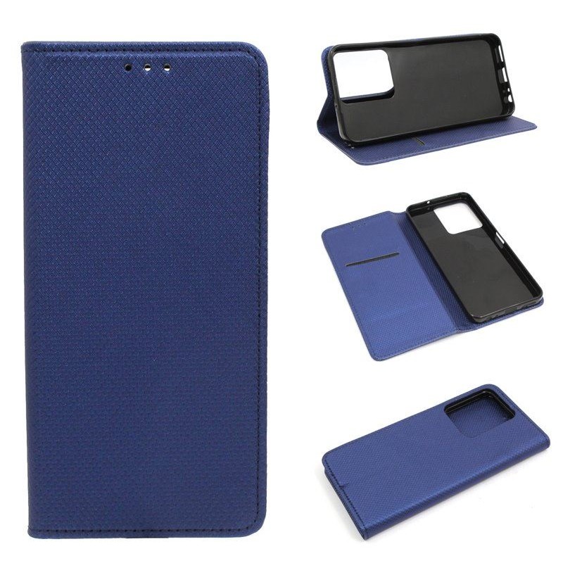 Etui Smart Magnet na telefon Vivo Y35 V2205 / Y22 / Y22s 4G granatowe