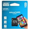 Karta pamięci microSD 8GB GOODRAM + adapter SD Class 4