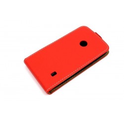 Etui pionowe z klapką SLIM FLEX na telefon Nokia Lumia 520 525 czerwone HQ