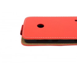 Etui pionowe z klapką SLIM FLEX na telefon Nokia Lumia 520 525 czerwone HQ