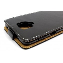 Etui pionowe z klapką SLIM FLEX na telefon Xiaomi Redmi Note 9S czarne HQ