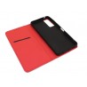 Etui Smart Magnet na telefon TCL 30 / 30+ T676 czerwone