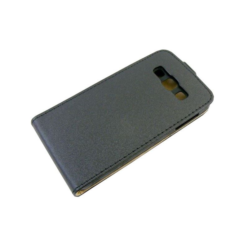 Etui pionowe z klapką SLIM FLEX na telefon Samsung Galaxy A3 A300 czarne