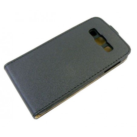 Etui pionowe z klapką SLIM FLEX na telefon Samsung Galaxy A3 A300 czarne