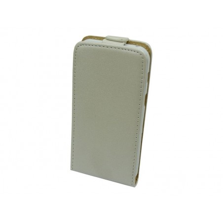 Etui pionowe z klapką SLIM FLEX na telefon Samsung Galaxy A3 2016 A310 białe