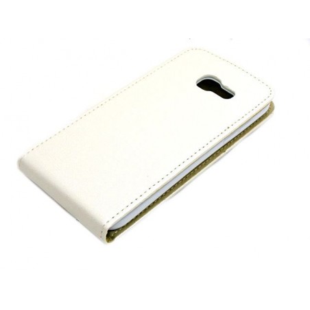 Etui pionowe z klapką SLIM FLEX na telefon Samsung Galaxy A3 2017 A320 białe