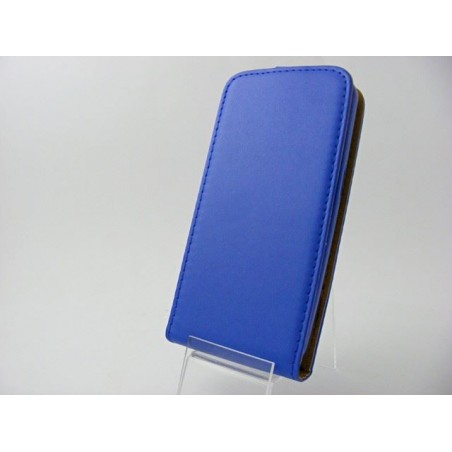 Etui pionowe z klapką SLIM FLEX na telefon Samsung Galaxy Core 2 G355 szafirowe