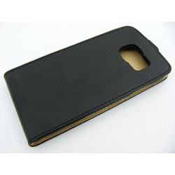 Etui pionowe z klapką SLIM FLEX na telefon Samsung Galaxy S7 Edge G935 czarne