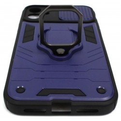 Etui PANCERNE RING LENS na telefon Apple iPhone 11 A2111 granatowe