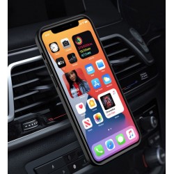 Etui PANCERNE RING LENS na telefon Apple iPhone 11 A2111 granatowe