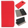 Etui Smart Magnet na telefon Huawei Y7 TRT-LX1 PRIME czerwony