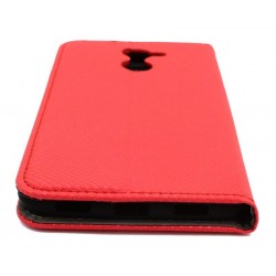 Etui Smart Magnet na telefon Huawei Y7 TRT-LX1 PRIME czerwony