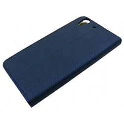 Etui Smart Magnet na telefon Huawei Y6 II CAM-L03 / Honor 5A CAM-AL00 granatowe