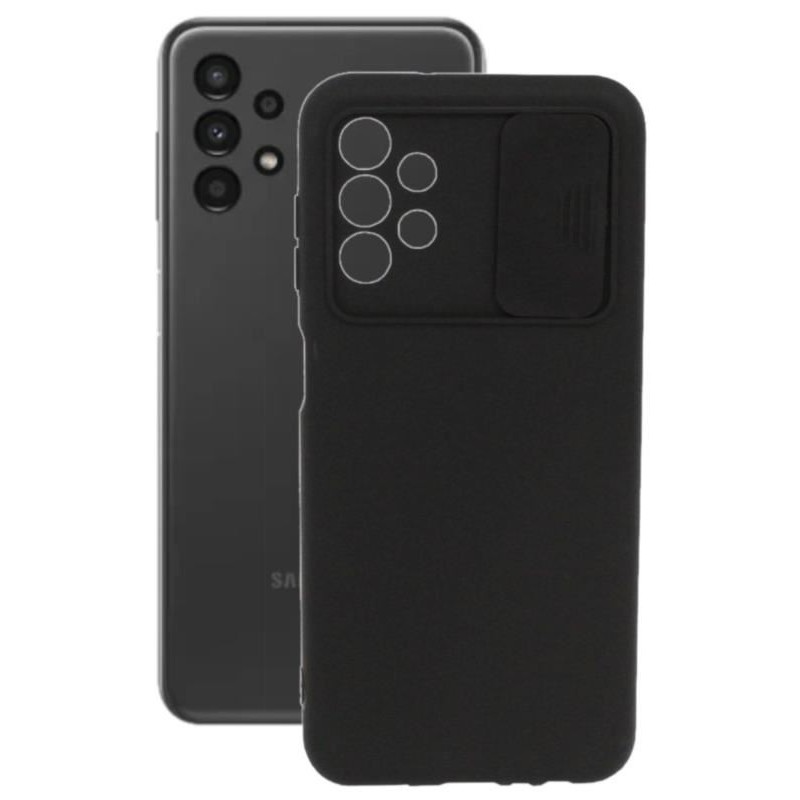 Etui SILICONE LENS na telefon Samsung Galaxy A13 4G A135 A137 czarne