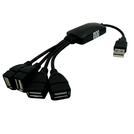 HUB rozdzielacz USB 4 porty na kablu HUB2