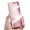 Etui Flip Clear VIEW na telefon Xiaomi Redmi 9A 9AT 9i różowe
