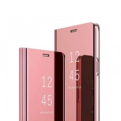 Etui Flip Clear VIEW na telefon Xiaomi Redmi 9A 9AT 9i różowe