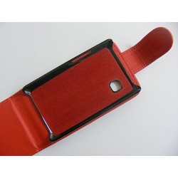 Etui BOOK na telefon LG T385 T375 czerwone