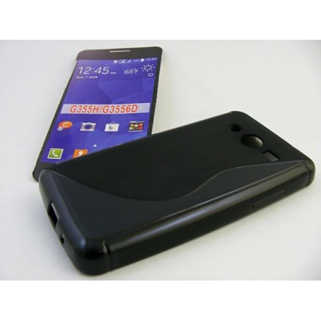 Etui S-CASE na telefon Samsung Galaxy Core 2 G355 czarne