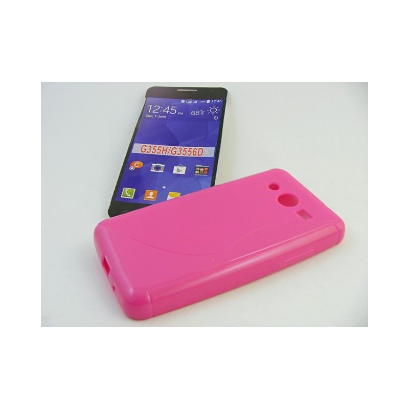 Etui S-CASE na telefon Samsung Galaxy Core 2 G355 różowe