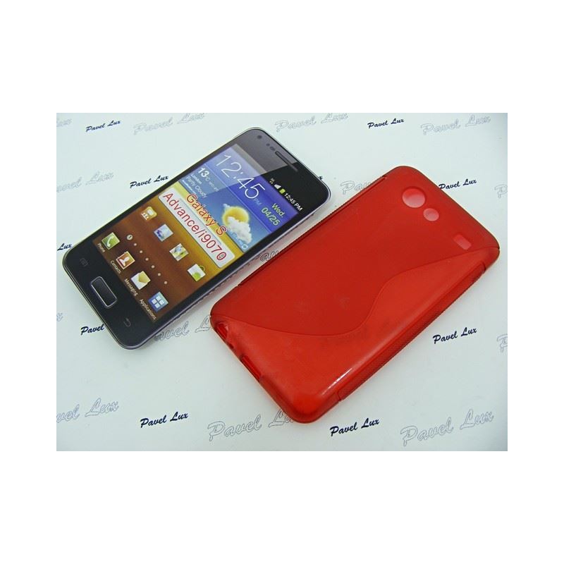 Etui S-CASE na telefon Samsung Galaxy S Advance i9070 czerwone