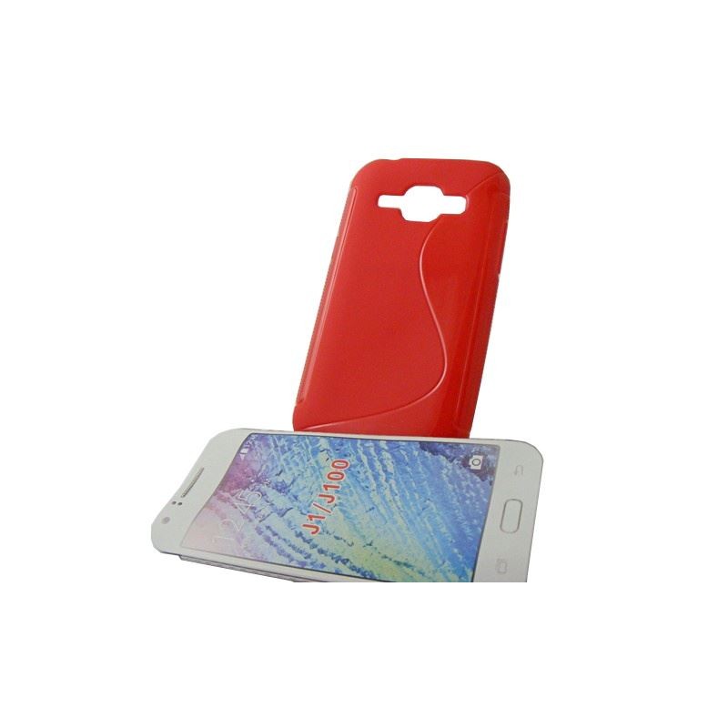 Etui S-CASE na telefon Samsung Galaxy J1 J100 koralowe