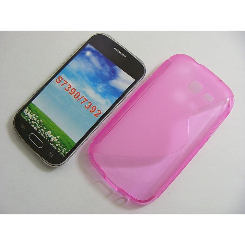 Etui S-CASE na telefon Samsung Galaxy Fresh S7390 różowe