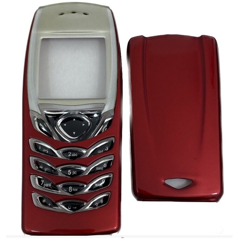 Obudowa na telefon Nokia 6100 czerwona + klawiatura