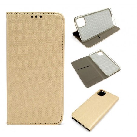Etui Smart Magnet na telefon Apple iPhone 11 Pro A2160 złote