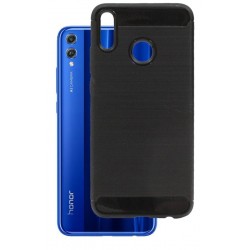 Etui Bumper Carbon LUX na telefon Honor 8X JSN-AL00 czarny
