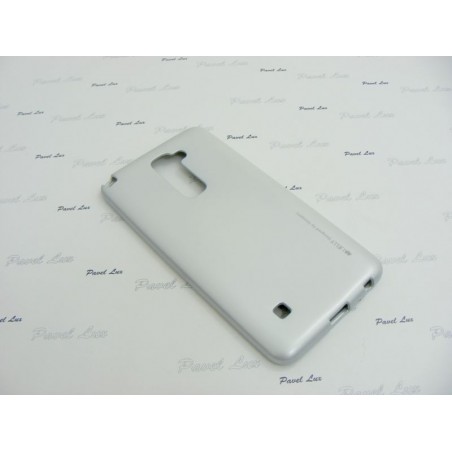 Etui Futerał Mercury i-JELLY METAL na telefon LG Stylus 2 srebrny