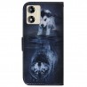 Etui Smart Crazy na telefon motorola moto e13 pies i wilk