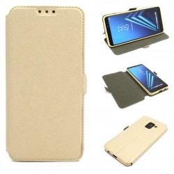Etui BOOK POCKET na telefon Samsung A5 2018 / A8 2018 A530 złoty