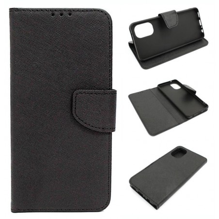 Etui Fancy Diary na telefon OPPO Reno 7 Lite 5G / 8 Lite 5G / 7Z 5G czarne