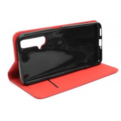 Etui Smart Magnet na telefon Realme X50 5G RMX2051 czerwone