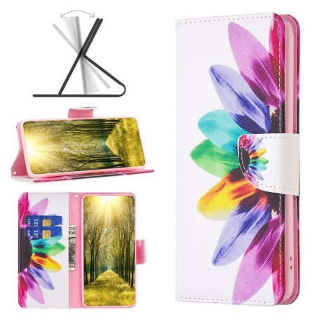 Etui Fancy Diary na telefon Realme C55 RMX3710 kwiat