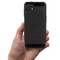 Etui Bumper Carbon Lux na telefon Samsung Galaxy XCover 6 Pro 5G czarne