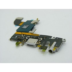 Taśma Flex do telefonu Apple iPhone 6S A1633 gniazdo ładowania + HF + mikrofon szary