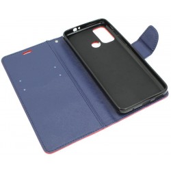 Etui Fancy Diary na telefon motorola moto g60 / g40 fusion Dual czerwone