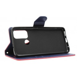 Etui Fancy Diary na telefon motorola moto g60 / g40 fusion Dual czerwone