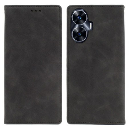Etui Smart Retro na telefon Realme C55 RMX3710 czarne