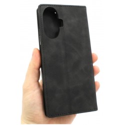 Etui Smart Retro na telefon Realme C55 RMX3710 czarne