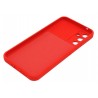 Etui SILICONE LENS na telefon Samsung Galaxy A34 5G A346 czerwone