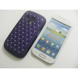 Etui Hard Case Zirconia na telefon Samsung Galaxy S3 Mini i8190 fioletowe