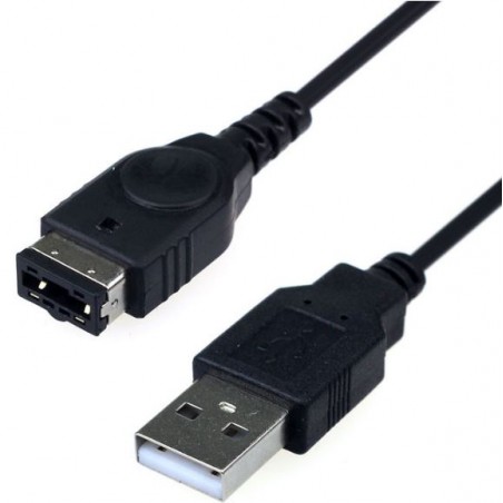 Kabel USB do konsoli Nintendo DS Lite NDSL czarny przewód do ładowania