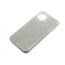 Etui Jelly Case SHINING HQ na telefon Apple iPhone 11 Pro Max A2161 srebrne