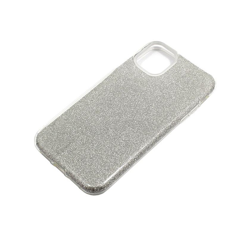 Etui Jelly Case SHINING HQ na telefon Apple iPhone 11 Pro Max A2161 srebrne