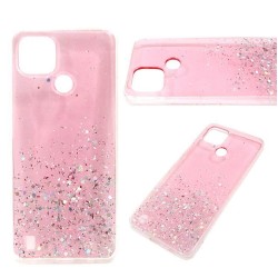 Etui Jelly Case SHINING HQ na telefon Realme C21 RC21 RMX3201 różowe